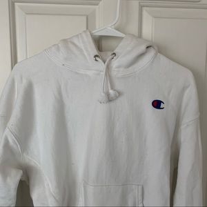 Brand New White Champion Hoodie